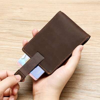 New in 2020 men's wallet Ultra-thin anti-theft brush men's wallet Good quality wallet