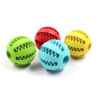 Hot Sale Bigger Toys Balls Durable Teeth Cleaning Chewing Playing Treat Dispensing IQ Puzzle Chew Toys for Dogs